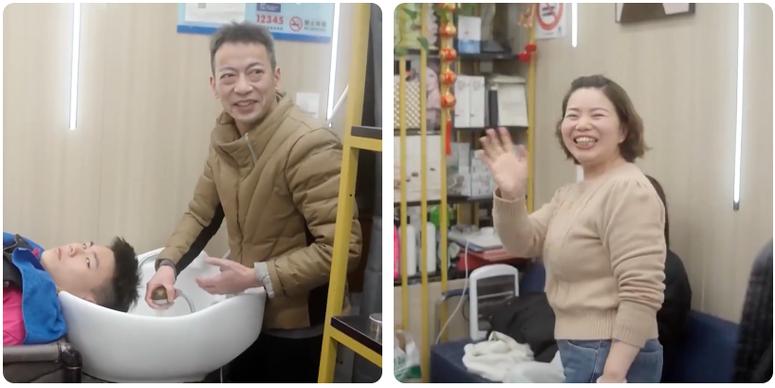 （夫妻理發(fā)店聽勸爆火的話）